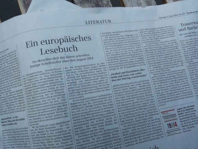 Süddeutsche Zeitung, 2. Juni 2014
